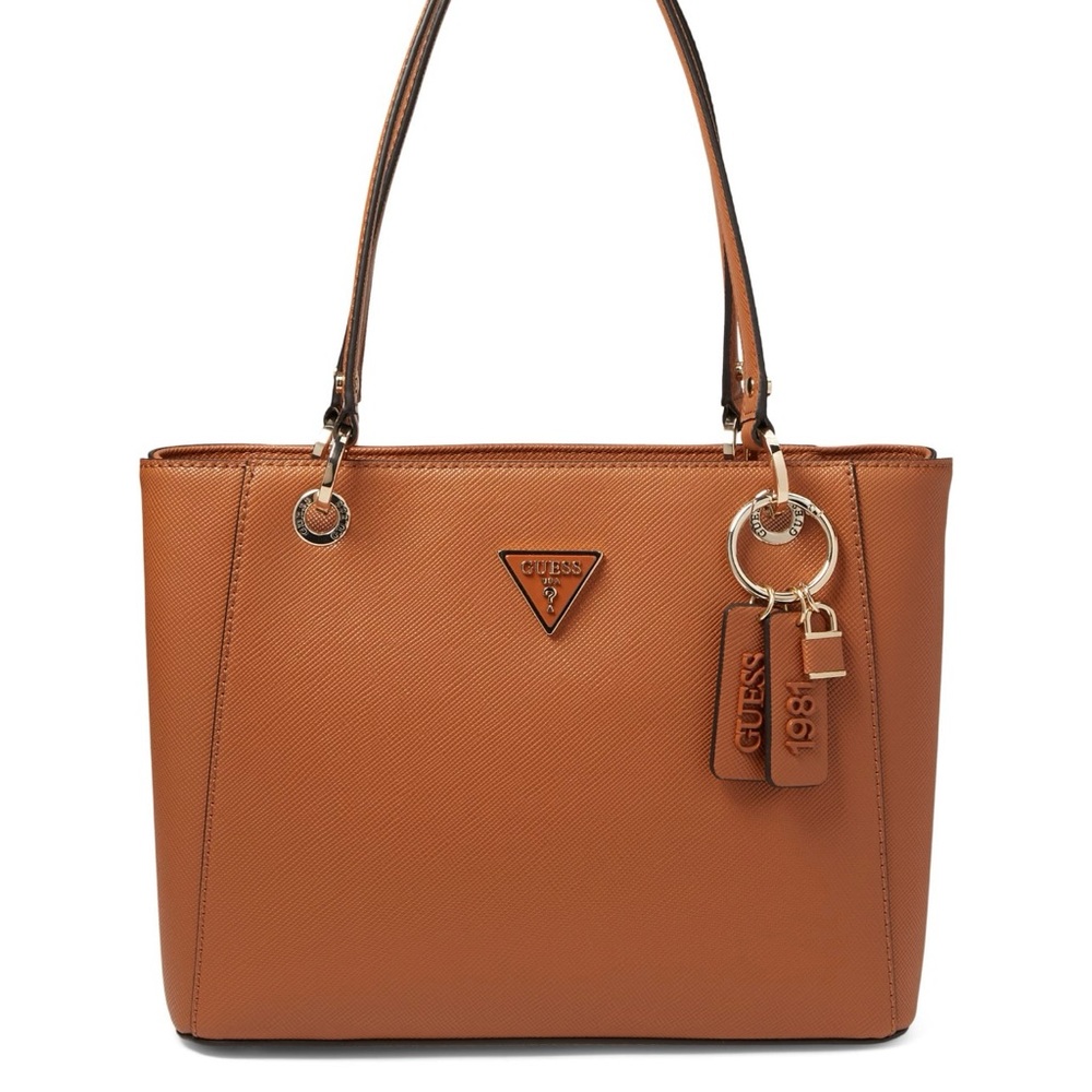 Guess Noelle Small Double Compartment Top Zip Tote Bag